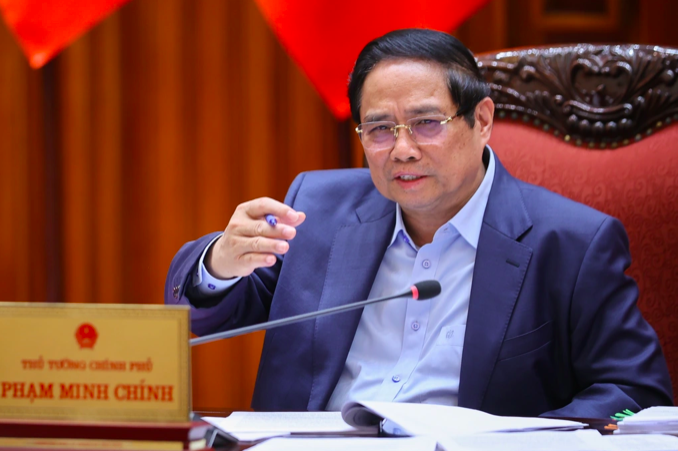 Thủ tướng Phạm Minh Chính phát biểu kết luận cuộc họp (Ảnh: Đoàn Bắc).