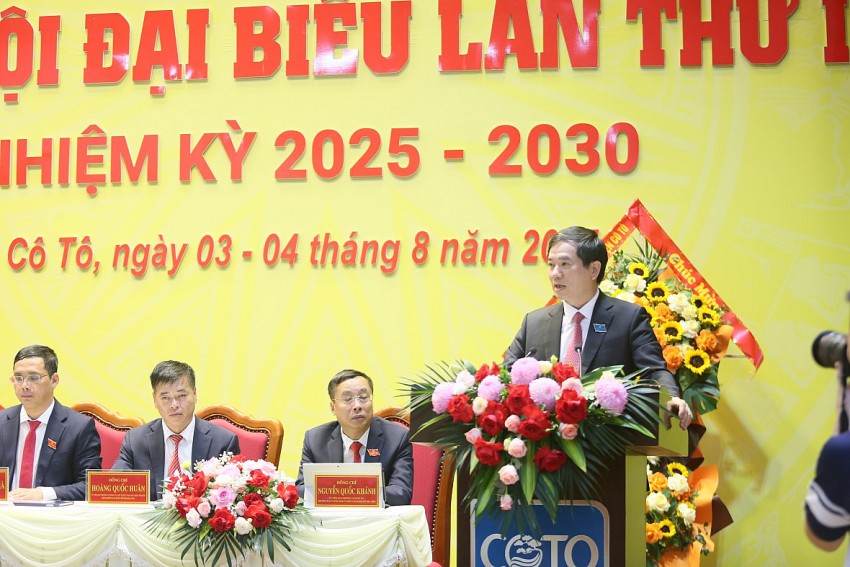 Đại hội Đảng bộ Cô Tô đánh dấu sự khởi đầu phát triển mới của 