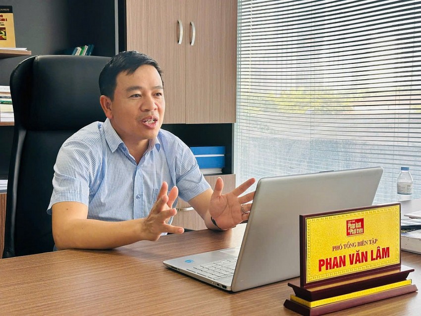 Nhà báo Phan Văn Lâm được giao phụ trách tạp chí Pháp luật và Phát triển