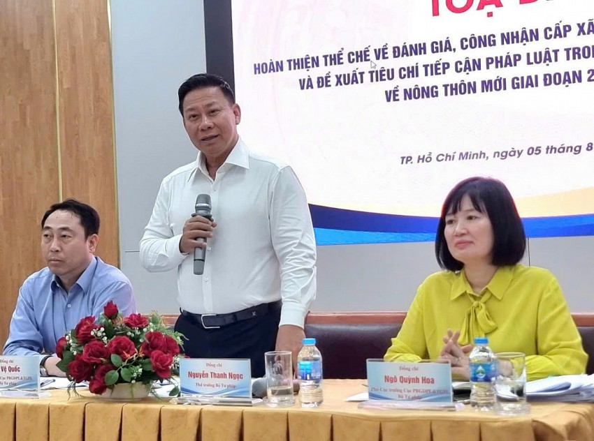 Bộ Tư pháp tổ chức Hội thảo góp ý tiêu chí quốc gia về nông thôn mới Bộ Tư pháp tổ chức Hội thảo góp ý tiêu chí quốc gia về nông thôn mới