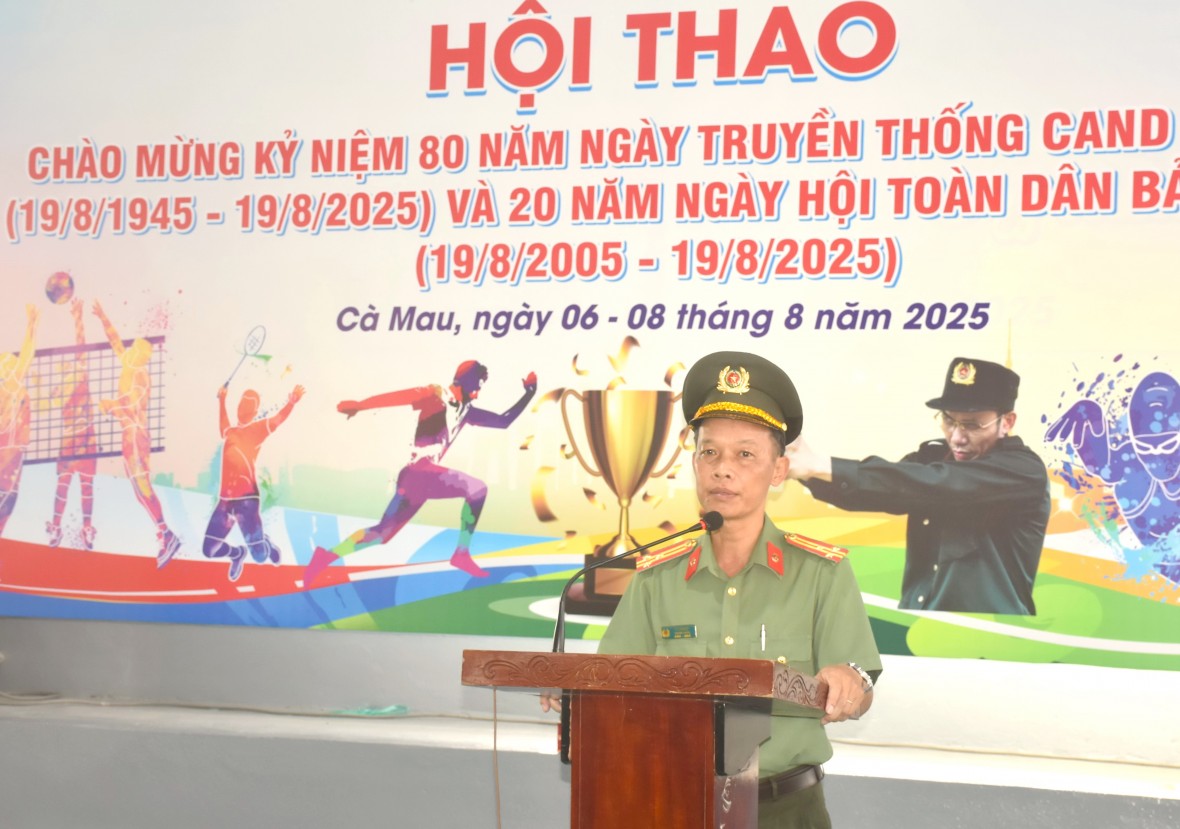 Cà Mau: Sôi nổi Hội thao kỷ niệm 80 năm Ngày truyền thống lực lượng CAND