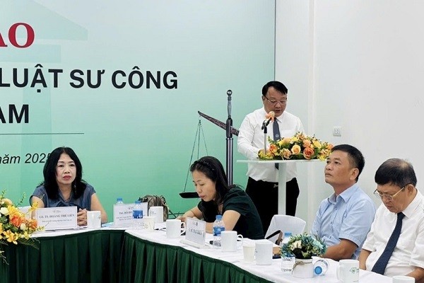 Hội thảo Tham vấn về mô hình luật sư công tại Việt Nam