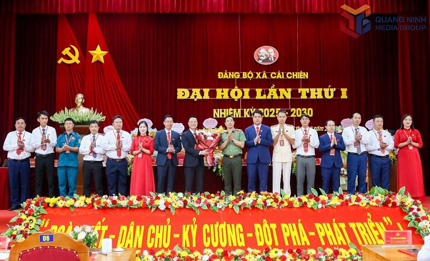 Xã Cái Chiên tổ chức thành công Đại hội Đảng bộ xã lần thứ I, nhiệm kỳ 2025-2030