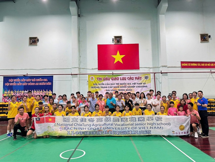 Sôi động trận giao hữu giữa đội tuyển Cầu mây trẻ quốc gia Việt Nam và đội Chiatung - Đài Loan (Trung Quốc)