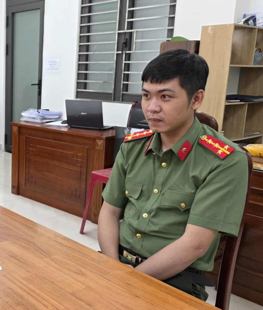 Công an giả Nguyễn Thanh Phúc - Ảnh Công an TP Đà Nẵng.