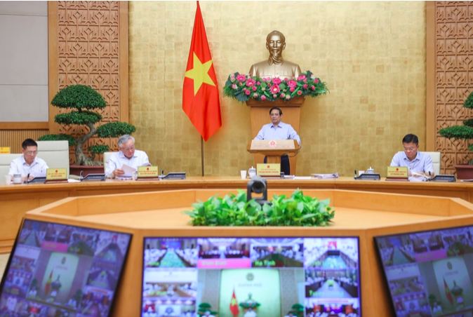 Thủ tướng Phạm Minh Chính phát biểu khai mạc phiên họp Chính phủ thường kỳ tháng 7 (Ảnh: Đoàn Bắc). Thủ tướng Phạm Minh Chính phát biểu khai mạc phiên họp Chính phủ thường kỳ tháng 7 (Ảnh: Đoàn Bắc).