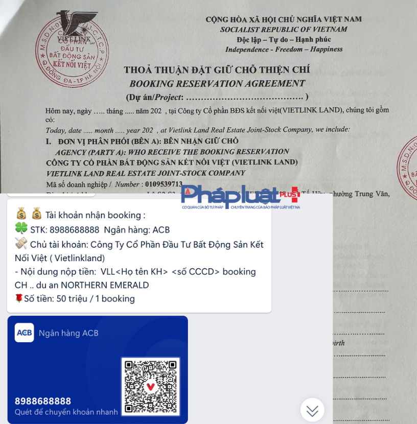 Chưa làm móng nhưng môi giới đã nhận booking dự án Northern Emerald Long Biên