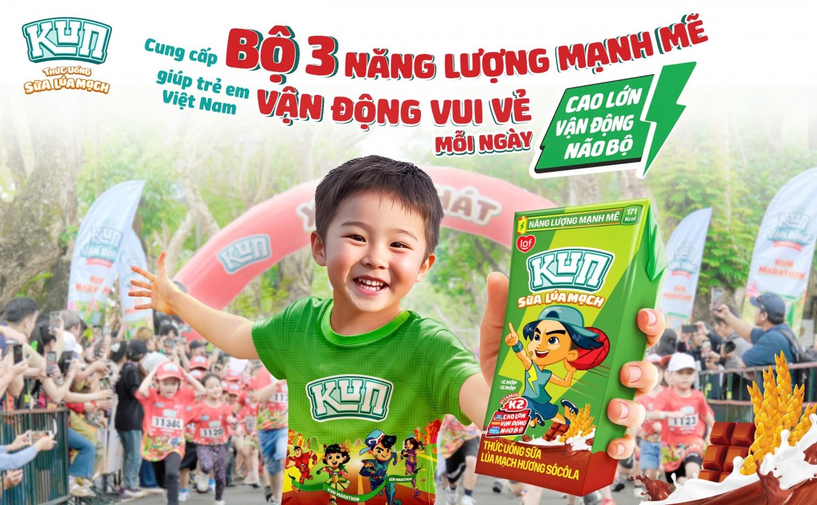 Sản phẩm Kun sữa lúa mạch được nhiều bà mẹ lựa chọn cho con