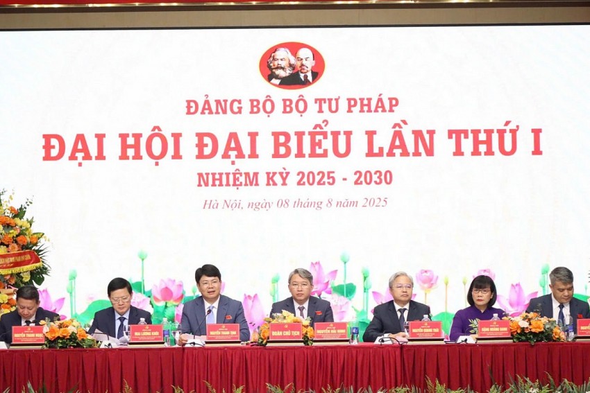 Đại hội đại biểu Đảng bộ Bộ Tư pháp lần thứ I, nhiệm kỳ 2025 - 2030 họp phiên trù bị