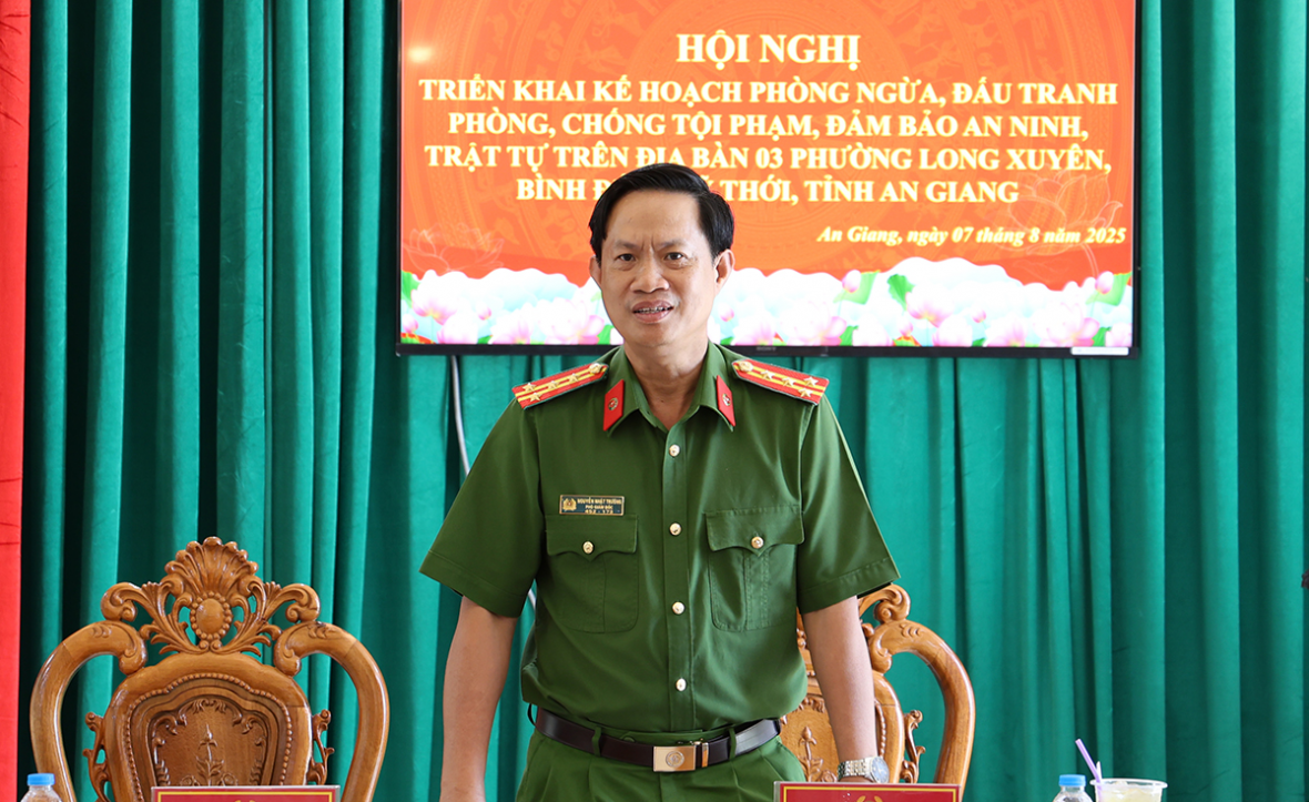 Công an các phường Long Xuyên, Bình Đức, Mỹ Thới chủ động đấu tranh, phòng chống tội phạm, bảo đảm ANTT Công an các phường Long Xuyên, Bình Đức, Mỹ Thới chủ động đấu tranh, phòng chống tội phạm, bảo đảm ANTT