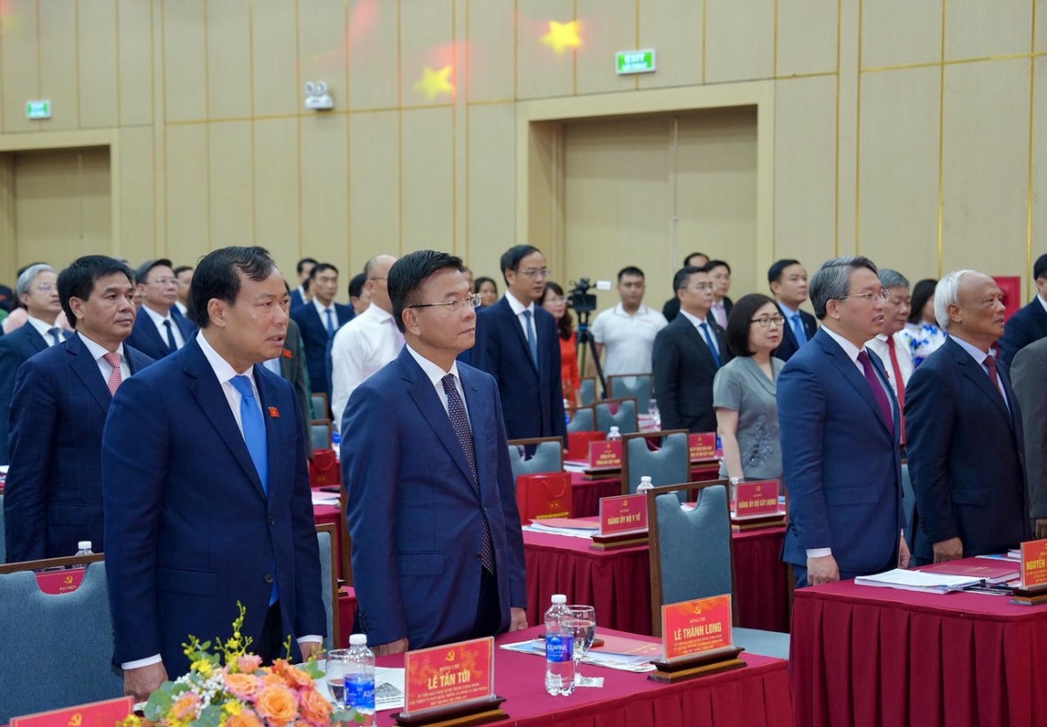 Phó Thủ tướng Lê Thành Long dự Đại hội đại biểu Đảng bộ Bộ Tư pháp lần thứ I, nhiệm kỳ 2025 - 2030