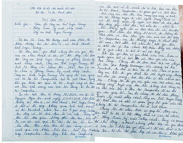 Giải cứu thanh niên bị lừa sang Camphuchia trở về Việt Nam