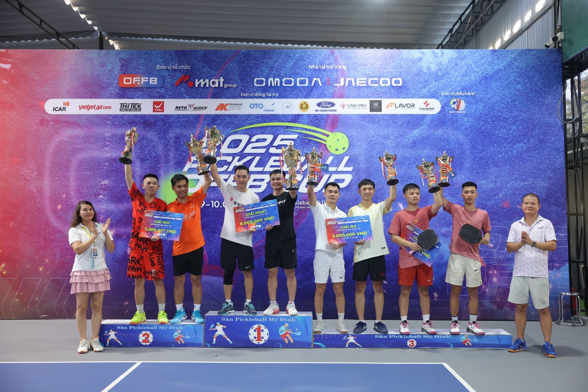 Mạng xã hội ô tô lớn nhất Việt Nam khai mạc Giải Pickleball OFFB Cup 2025 trị giá 1 tỷ đồng