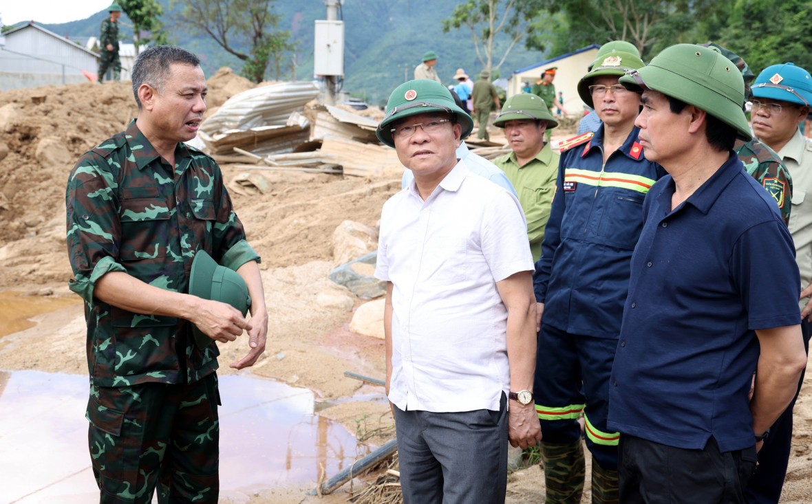 Trường học ở vùng lũ Sơn La khắc phục thiệt hại để đón học sinh