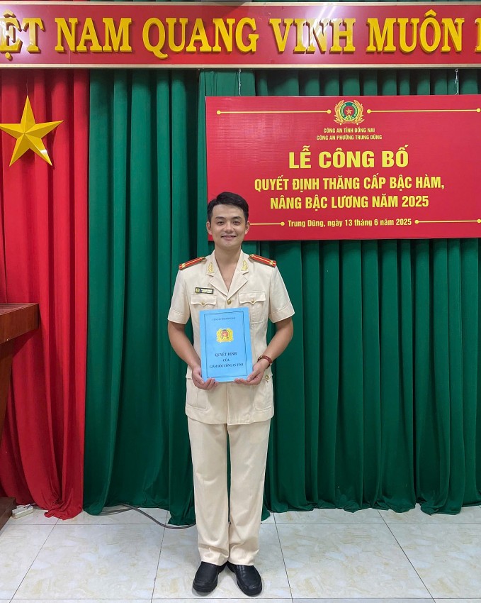 Người lính trẻ trên xe lăn và hành trình trở lại đứng trong hàng ngũ Công an Nhân dân