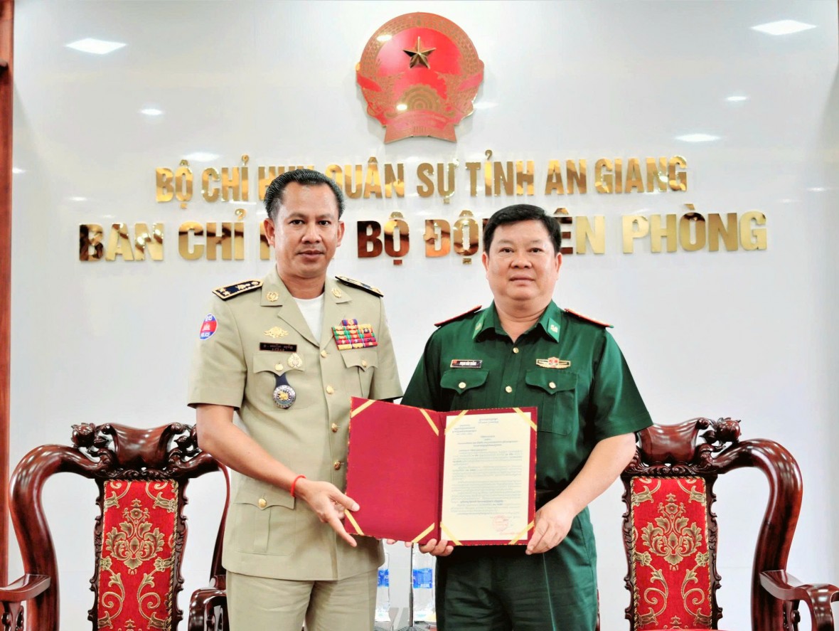 Tỉnh An Giang và tỉnh Kandal (Campuchia) xây dựng biên giới hòa bình, hữu nghị, phát triển
