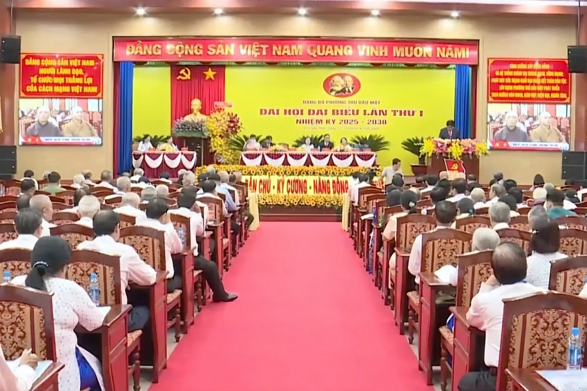 Đại hội phường Thủ Dầu Một hướng tới đô thị “Văn minh - Giàu đẹp - Hiện đại - Nghĩa tình”.