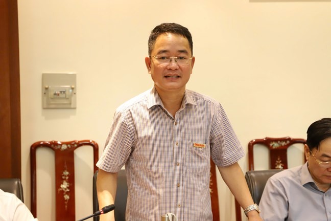 Tiến sĩ Vũ Hoài Nam - Tổng biên tập báo Pháp luật Việt Nam - tham gia Hội đồng giám khảo.