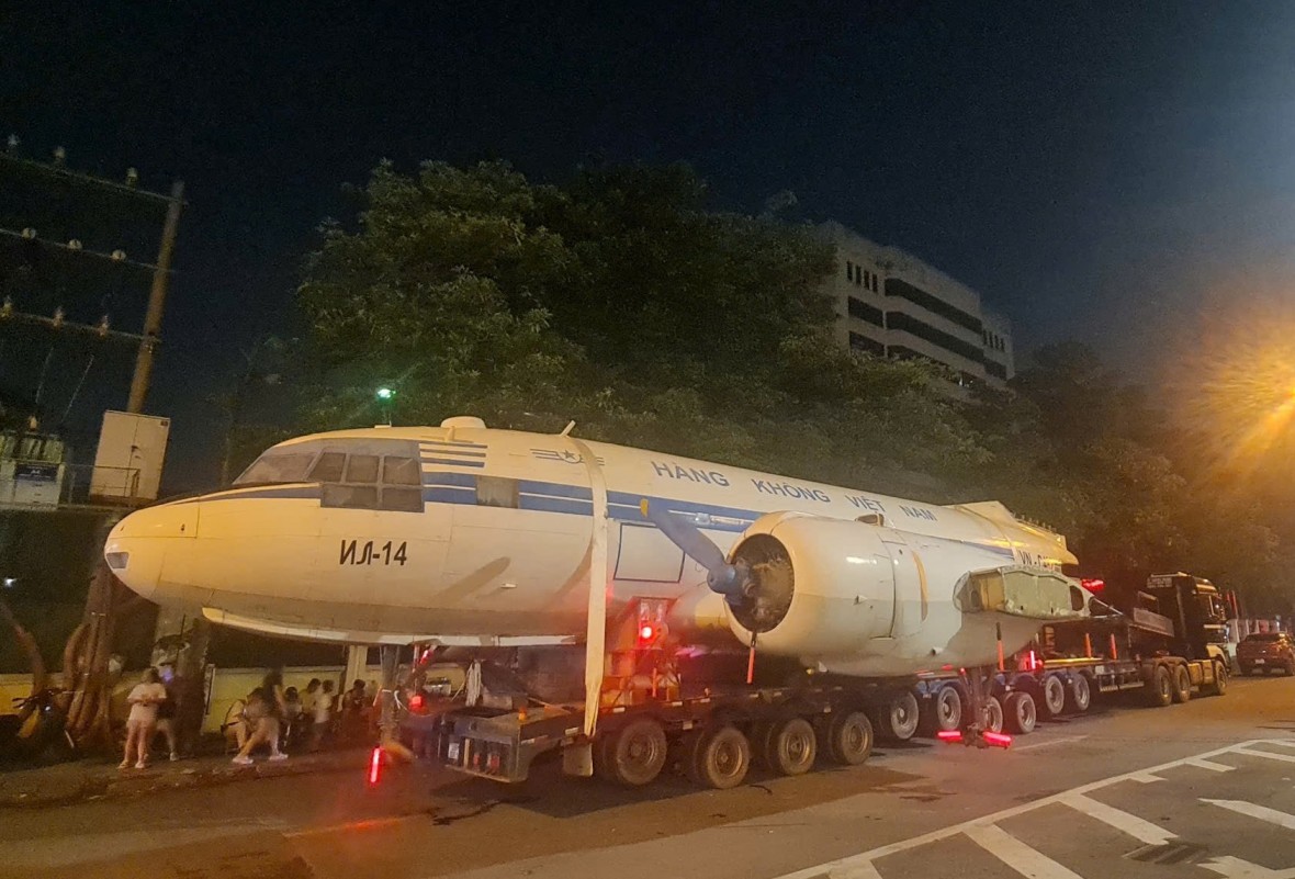 Máy bay IL-14 số hiệu VN-C482 từng là chuyên cơ chở Bác Hồ (Ảnh: Cục HKVN).