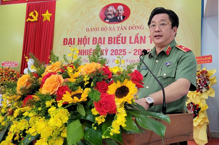 Đảng bộ xã Tân Đông (Đồng Tháp) khởi đầu nhiệm kỳ mới với 13 chỉ tiêu chủ yếu và 2 khâu đột phá chiến lược