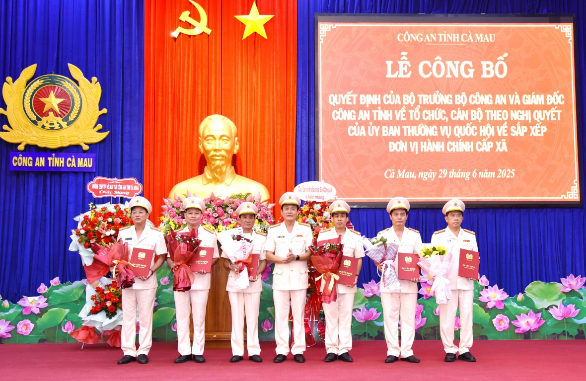 Công an Cà Mau: 80 năm kiên trung, vững bước trong Kỷ nguyên mới
