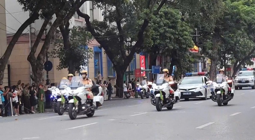 Phân luồng giao thông phục vụ Chương trình nghệ thuật chính luận 