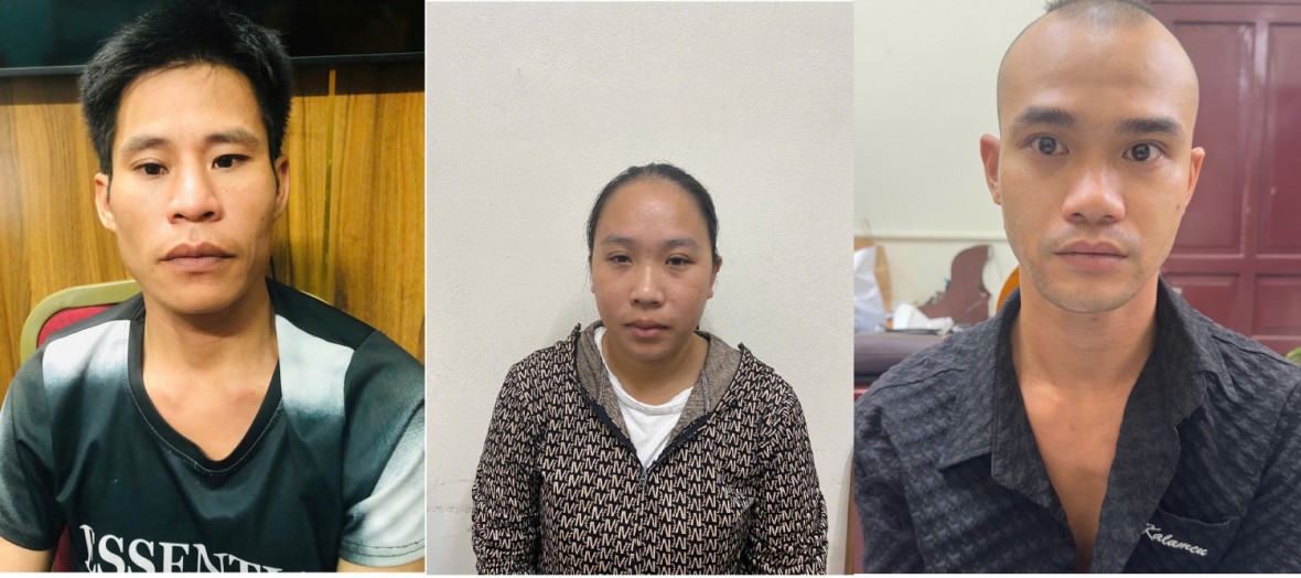 Công an Quảng Ninh khởi tố hai vợ chồng và một đồng phạm vì mua bán ma tuý đá Công an Quảng Ninh khởi tố hai vợ chồng và một đồng phạm vì mua bán ma tuý đá