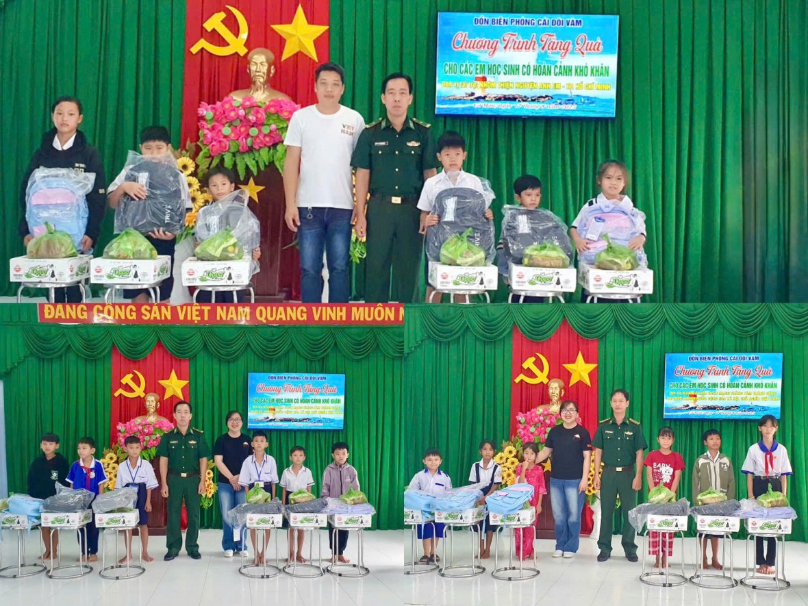 Cà Mau: Lan tỏa yêu thương đến học sinh vùng biên trong dịp Quốc khánh