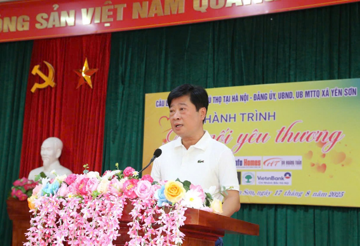 Ông Nguyễn Bá Khuyến – Bí thư Đảng uỷ xã Yên Sơn, Phú Thọ.