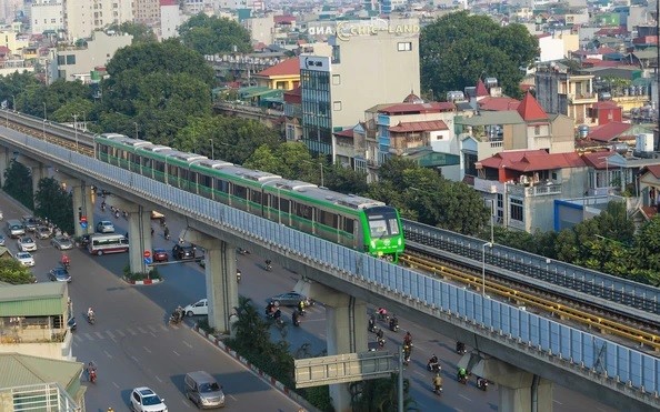Thay đổi lịch chạy tàu metro Cát Linh - Hà Đông và Nhổn - Cầu Giấy phục vụ đại lễ. (Ảnh minh hoạ)