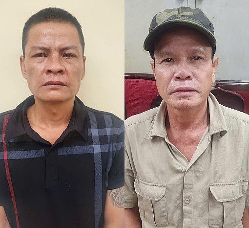 Hai đối tượng bị bắt giữ. Hai đối tượng bị bắt giữ.