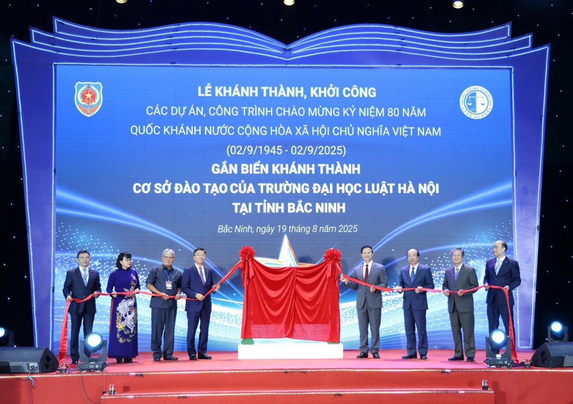Khánh thành trường Đại học Luật Hà Nội cơ sở 2 tại Bắc Ninh