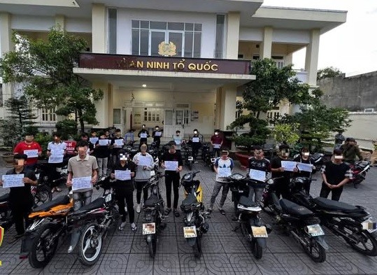 Ngăn chặn nhóm thanh thiếu niên tụ tập đua xe trái phép