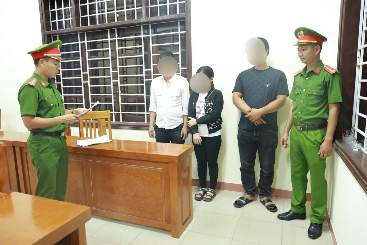 Khởi tố vụ án “Vi phạm quy định về an toàn thực phẩm” - Ảnh Công an Quảng Trị.