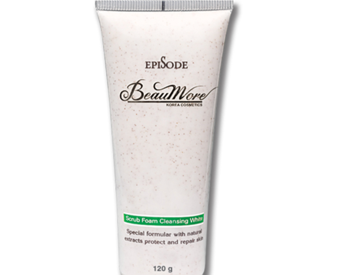 ô sữa rửa mặt hạt mơ Episode BM Beaumore 120g 