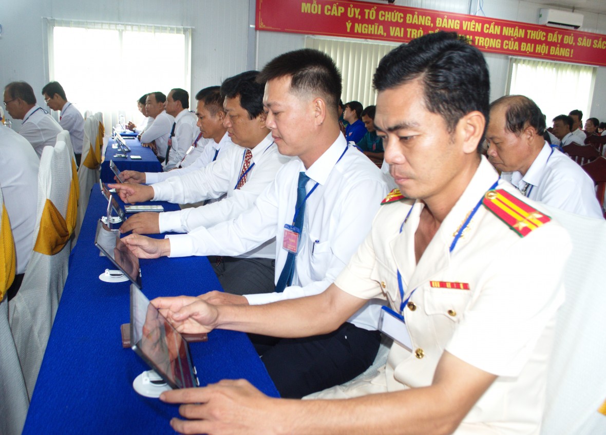 Đại hội Đảng bộ xã Ninh Quới lần thứ I “không giấy”: Dấu mốc lịch sử, khát vọng vươn lên