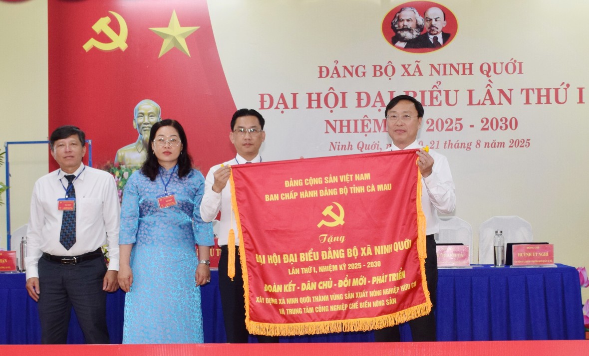 Đại hội Đảng bộ xã Ninh Quới lần thứ I “không giấy”: Dấu mốc lịch sử, khát vọng vươn lên
