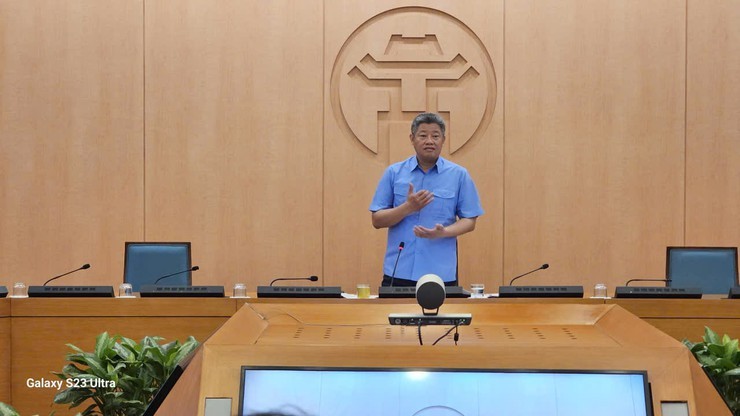 Phó Chủ tịch UBND Thành phố Nguyễn Mạnh Quyền phát biểu chỉ đạo tại Hội nghị.