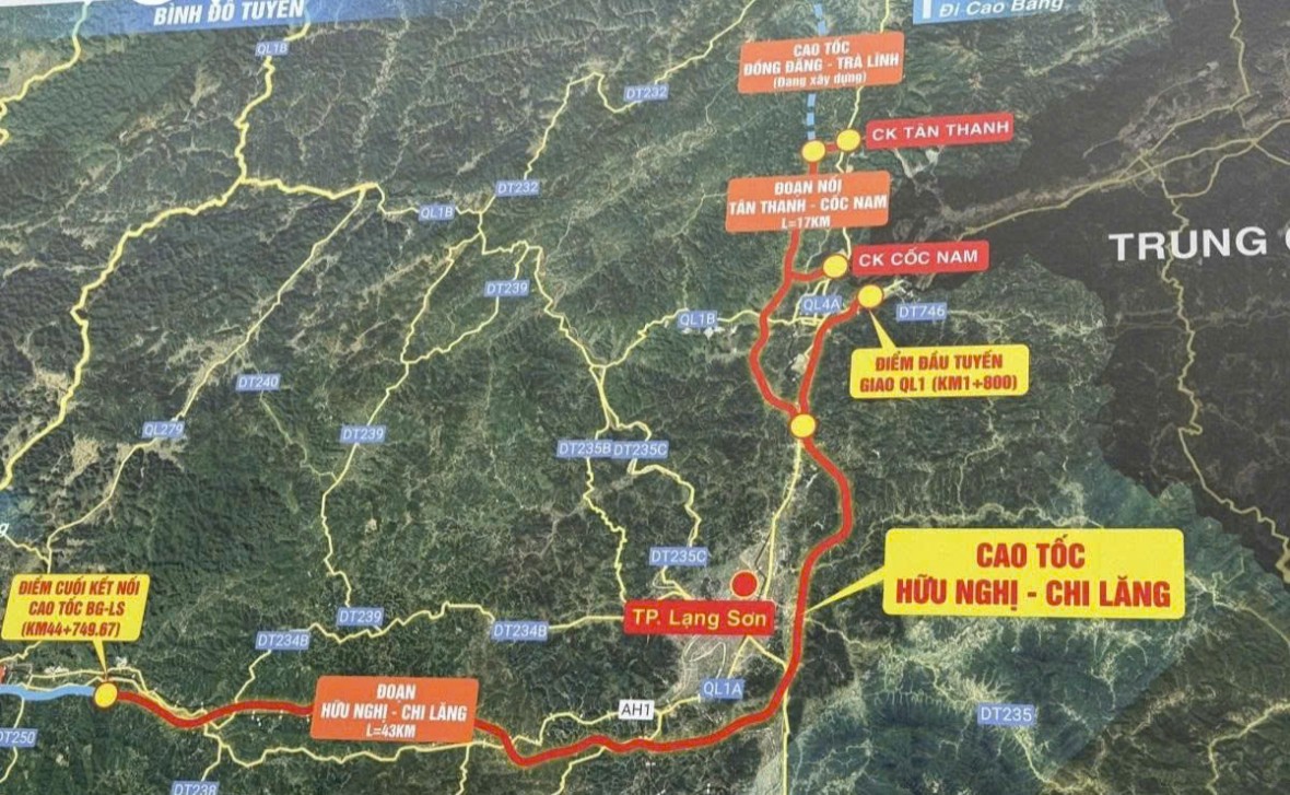 Lạng Sơn tăng tốc giải phóng mặt bằng hai dự án cao tốc trọng điểm