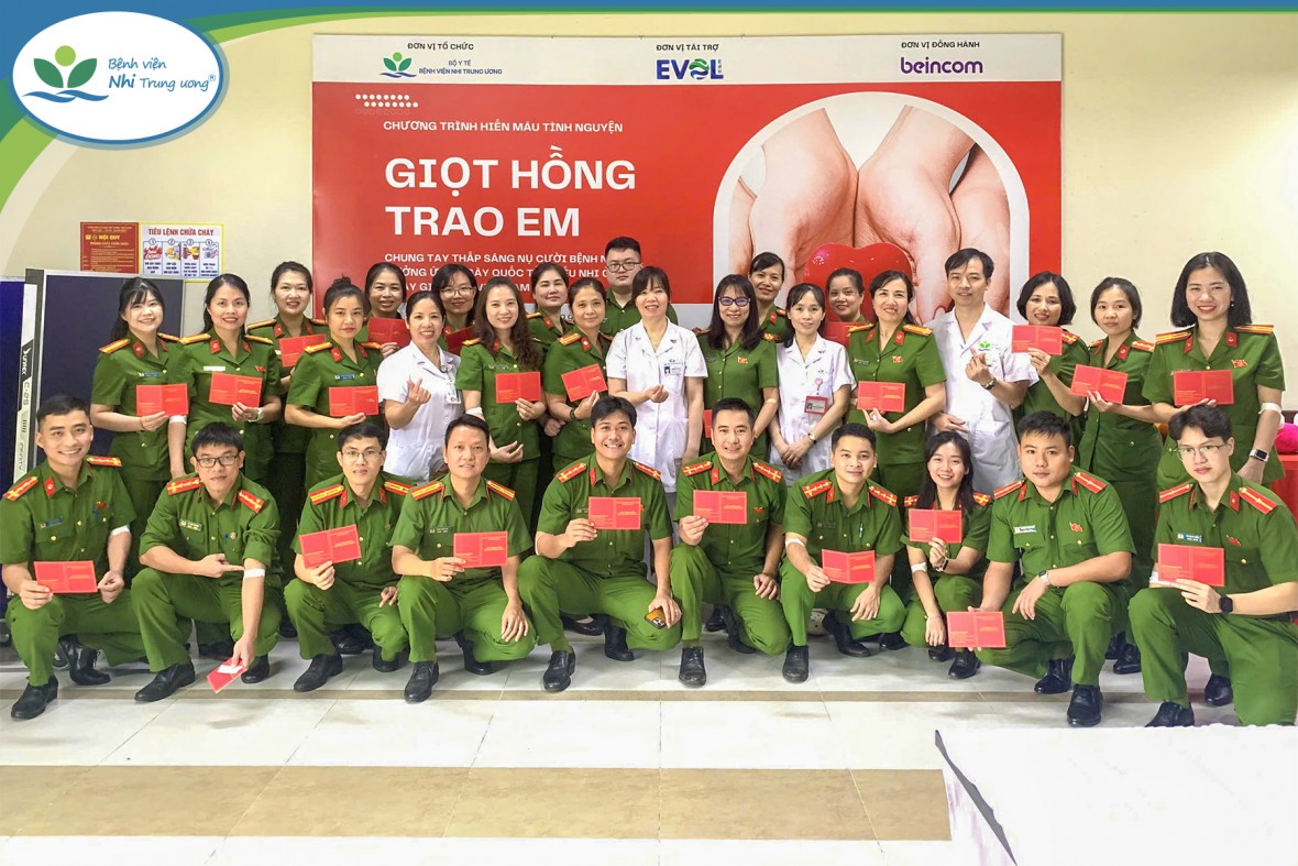 Nghĩa cử cao đẹp của chiến sỹ Công an tại Viện Khoa học hình sự