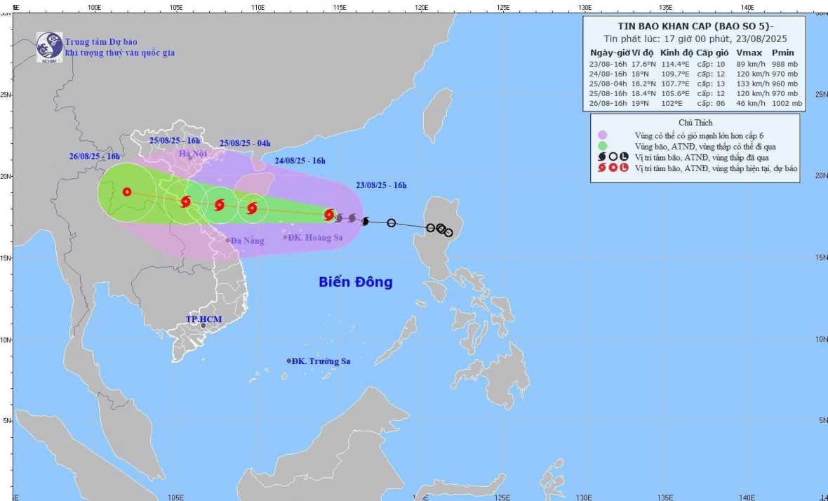 Quảng Ninh khẩn trương ứng phó với bão số 5 Quảng Ninh khẩn trương ứng phó với bão số 5