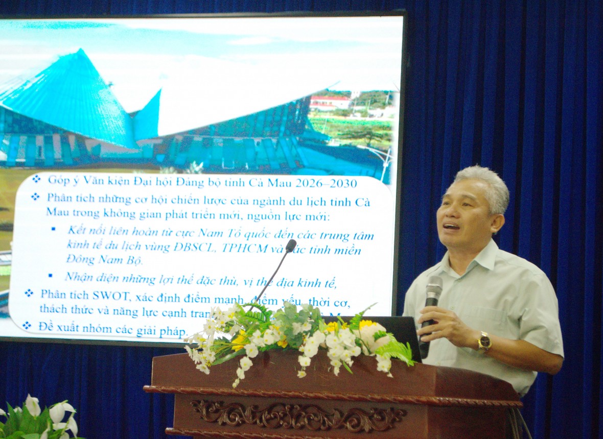 Cà Mau: Hội thảo góp ý Văn kiện Đại hội - Hoàn thiện chiến lược phát triển nhiệm kỳ