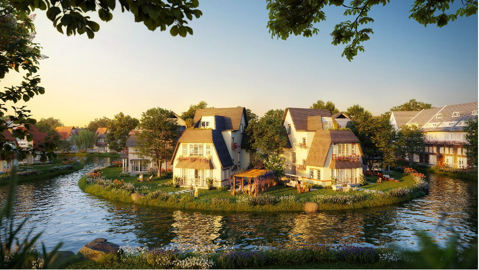 Biệt thự đơn lập Đảo Châu Âu