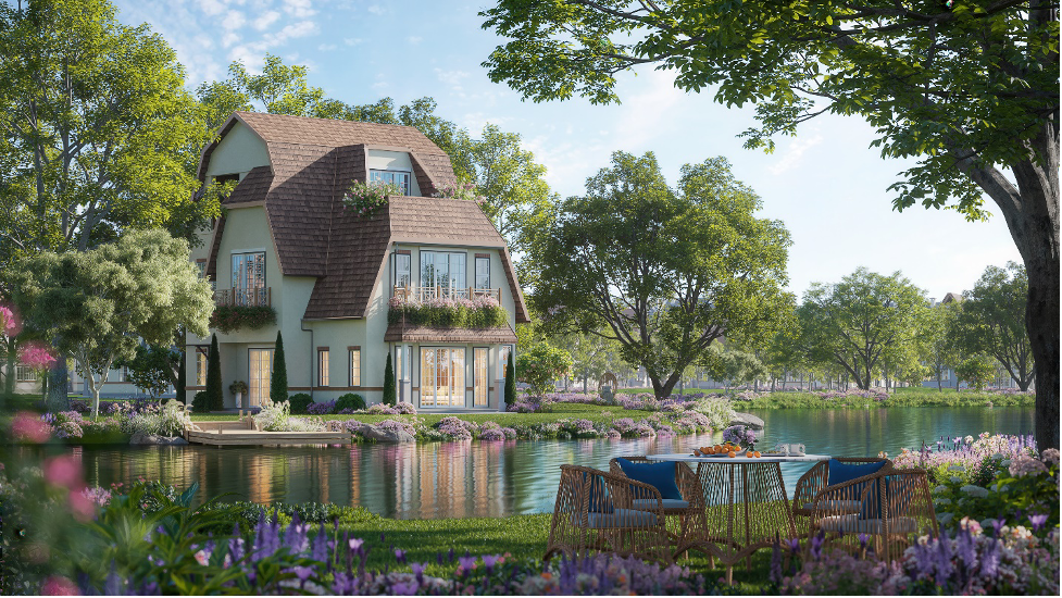 90% các căn biệt thự đều có tầm “view” mặt nước