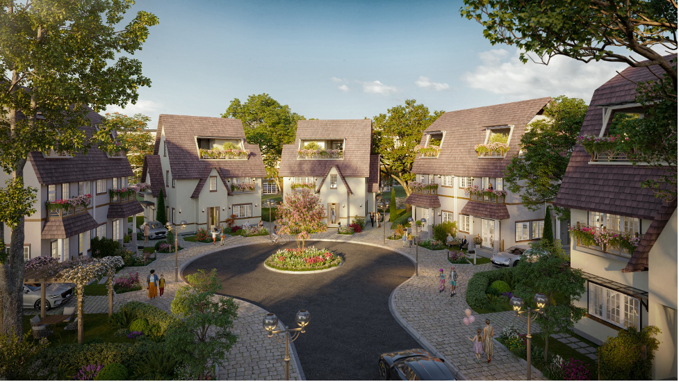 Cụm đảo phù hợp cho những gia đình, dòng tộc muốn sinh sống gần nhau nhưng vẫn riêng tư, kín đáo