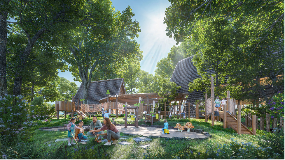 Đảo Châu Âu sở hữu mật độ cây xanh, cây cổ thụ cao nhất Eco Central Park