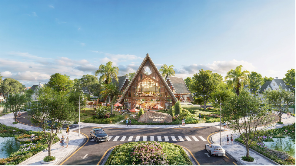 Clubhouse rộng 7500 m2 chăm sóc tiện ích 24/7 cho cư dân