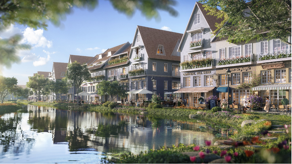 Shophouse vừa ở vừa kinh doanh mang đậm kiến trúc châu Âu