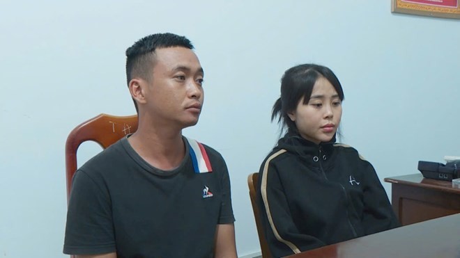 Hai đối tượng bị tạm giữ Hai đối tượng bị tạm giữ