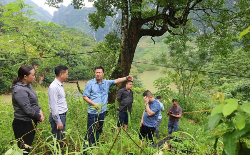 Đồng Văn di dời khẩn cấp 22 hộ dân ra khỏi vùng nguy cơ sạt lở